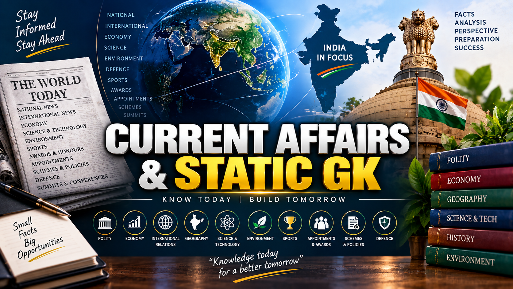 Current Affairs & Static GK