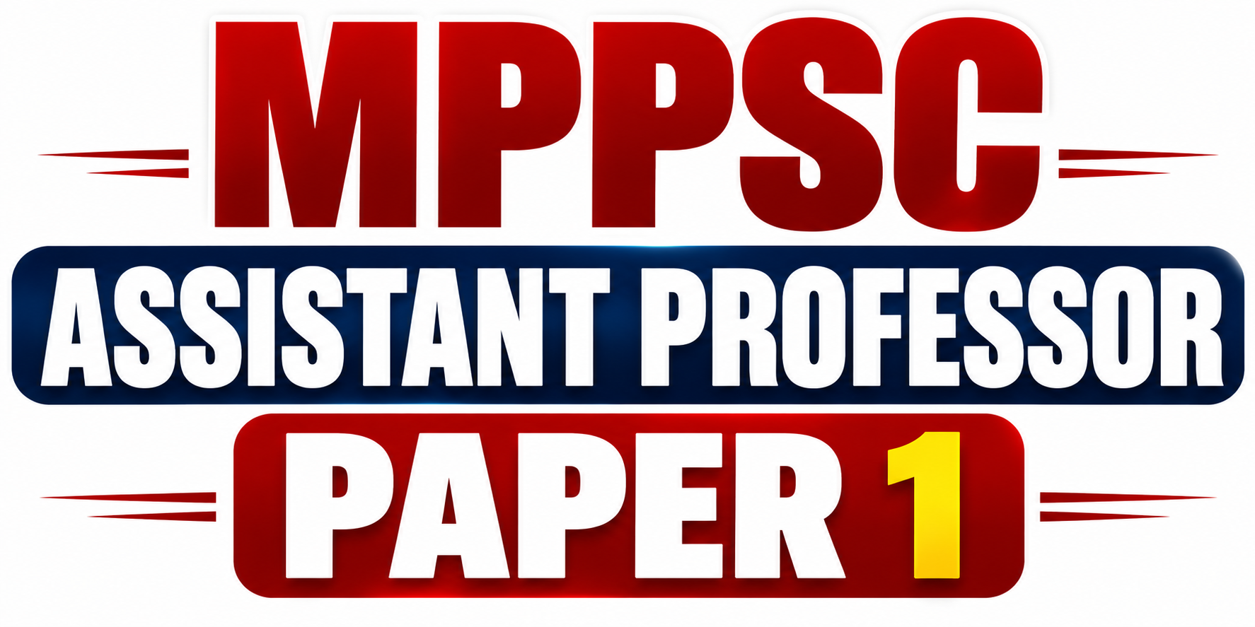 MPPSC ASSISTANT PROFESSOR PAPER 1 