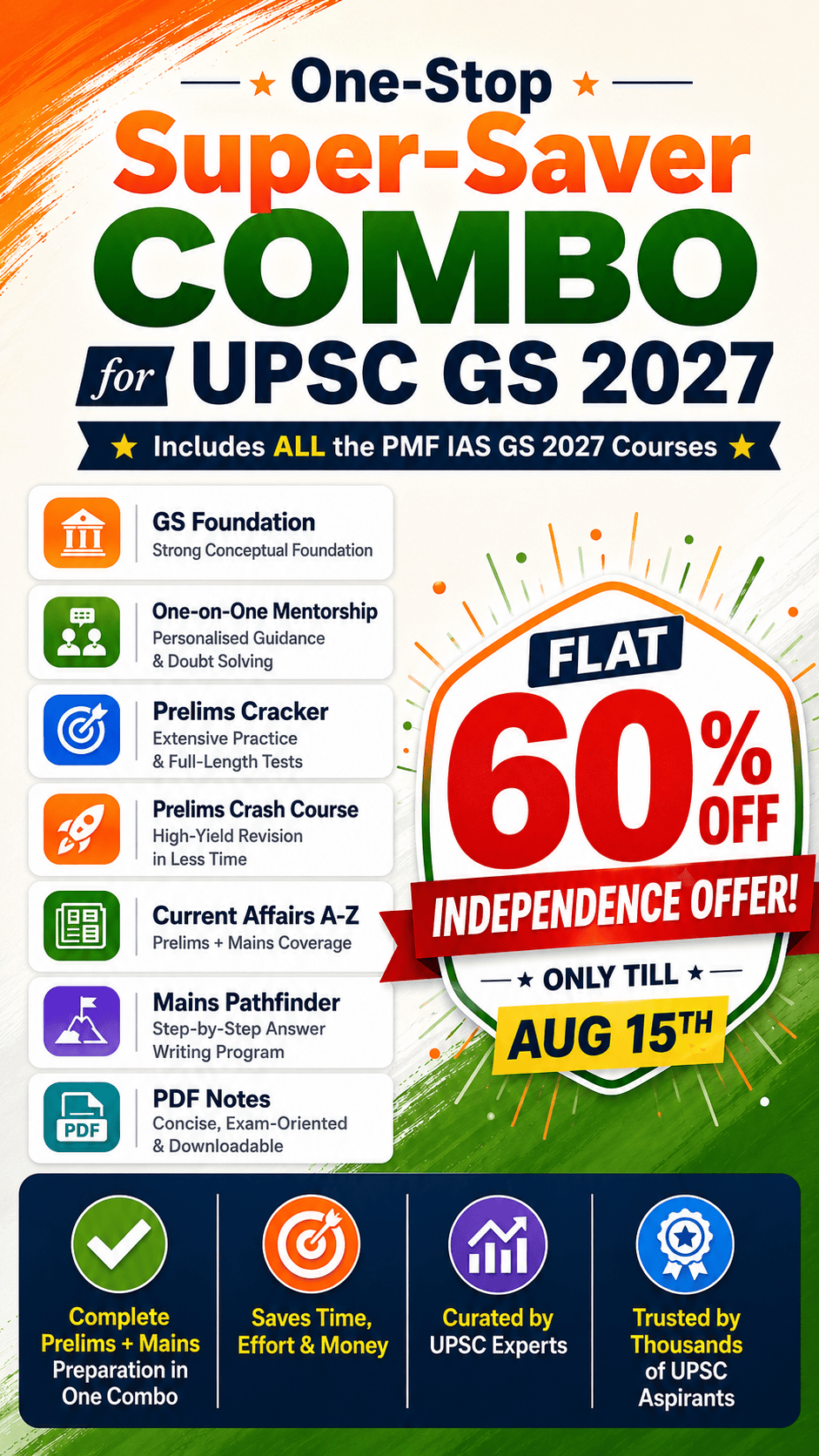 One-Stop Super-Saver COMBO for UPSC GS 2027