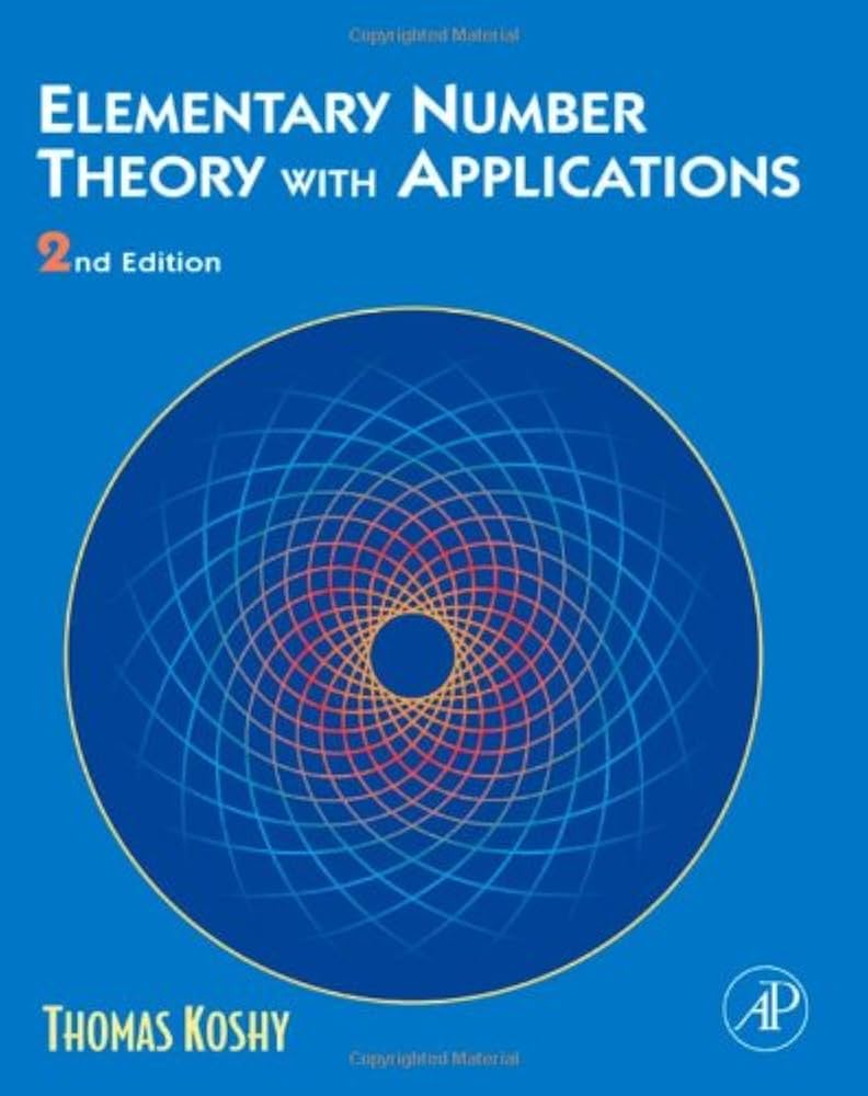 Elementary Number Theory with Applications Second Edition Thomas Koshy