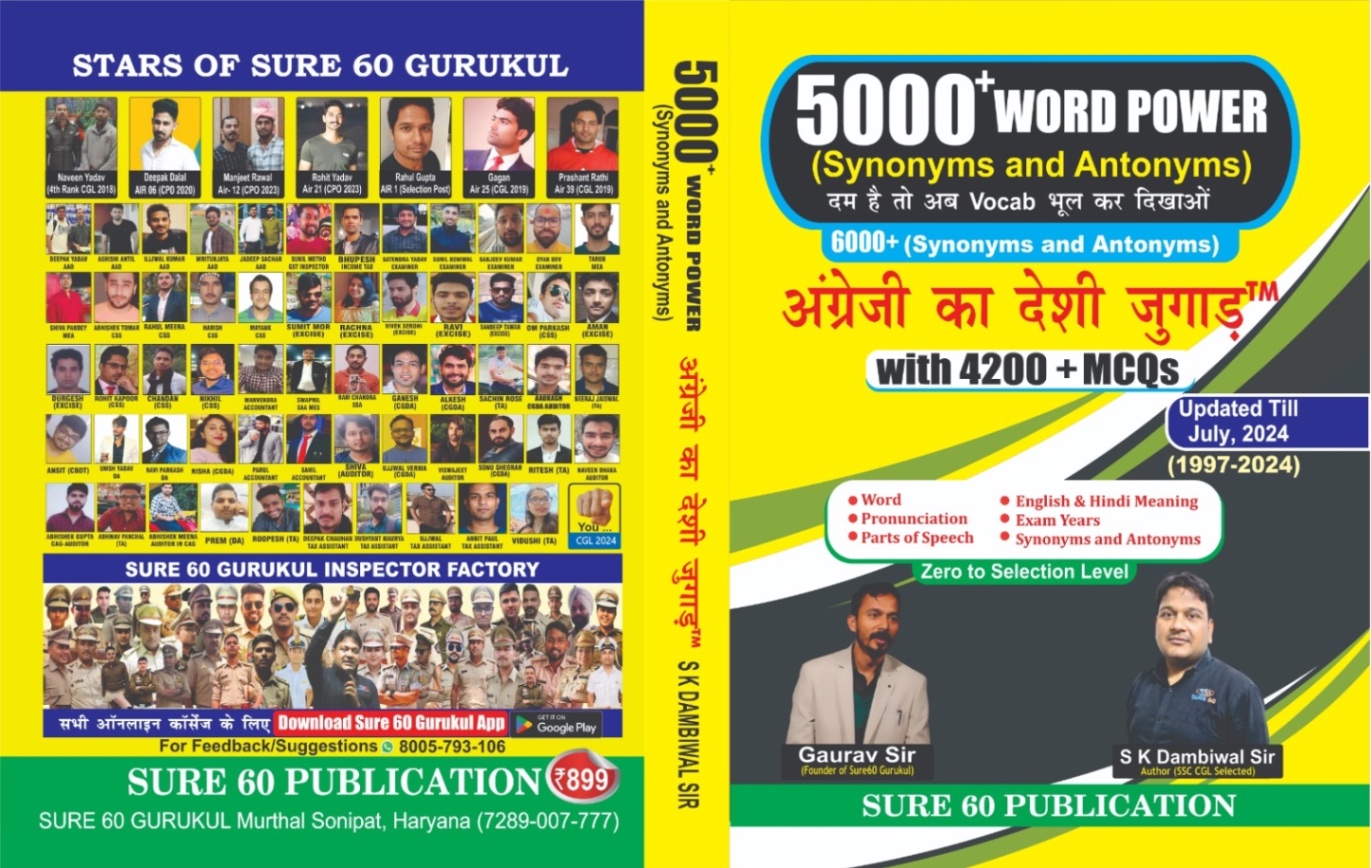 5000+ syno and anto by Dambiwal sir