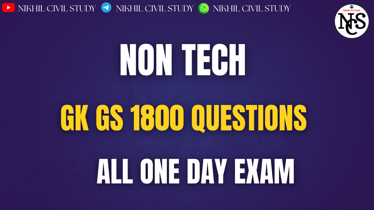 GK & GS 1800 QUESTION