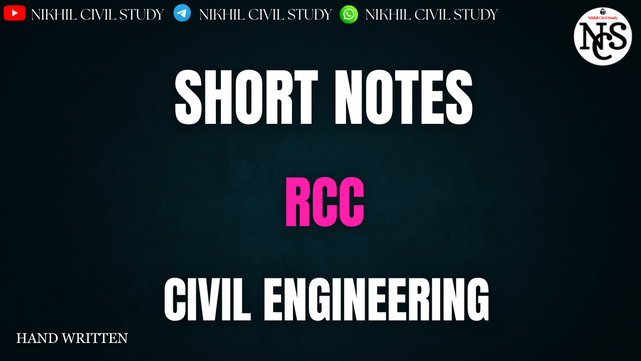 RCC SHORT NOTES NCS