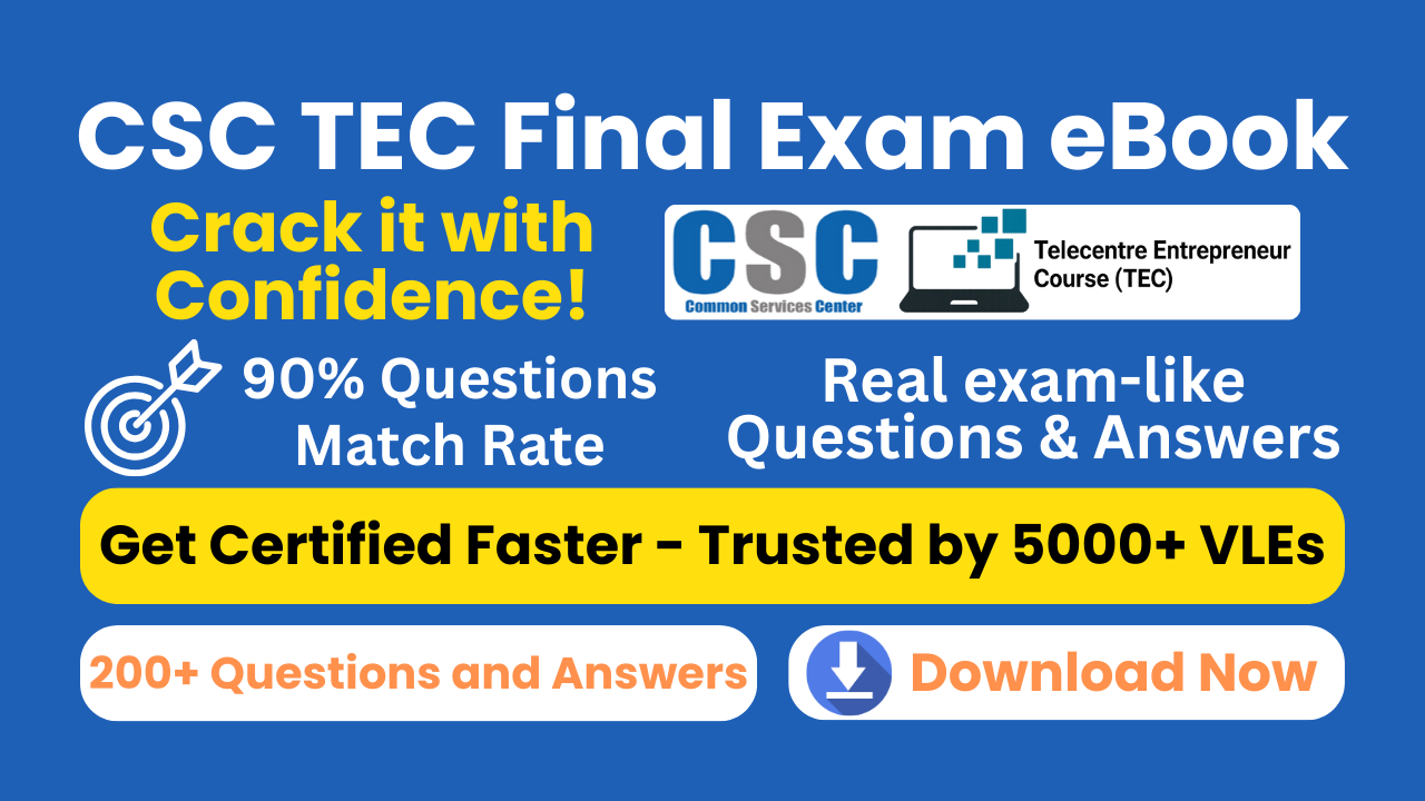 CSC TEC Final Exam eBook 2025 (English)