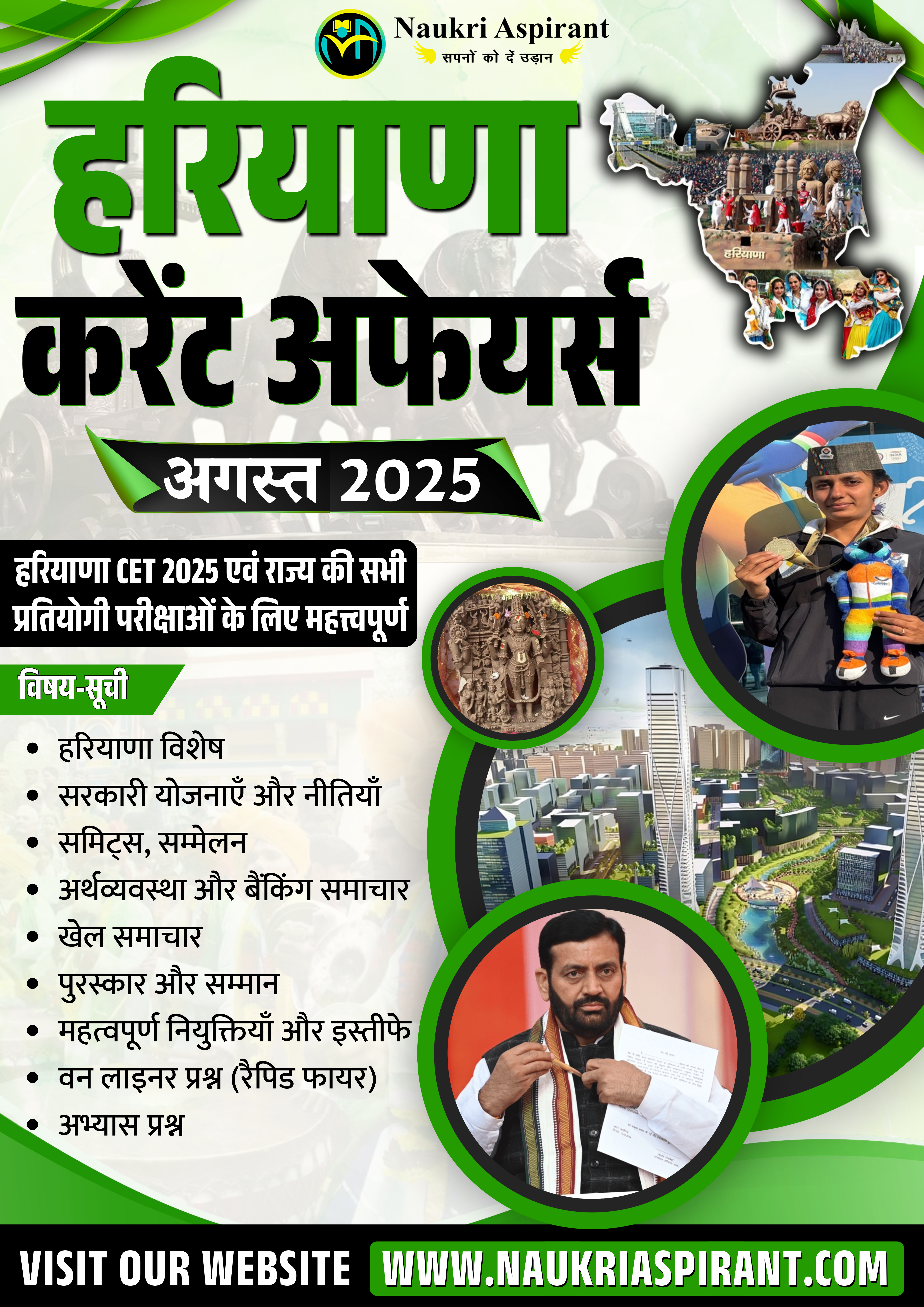 Haryana Monthly Current Affairs August 2025