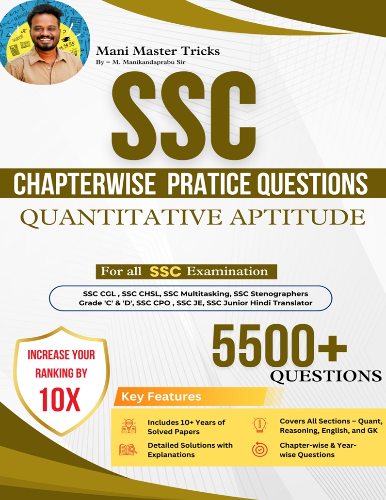 SSC MATHS BOOK (5500+ Questions)