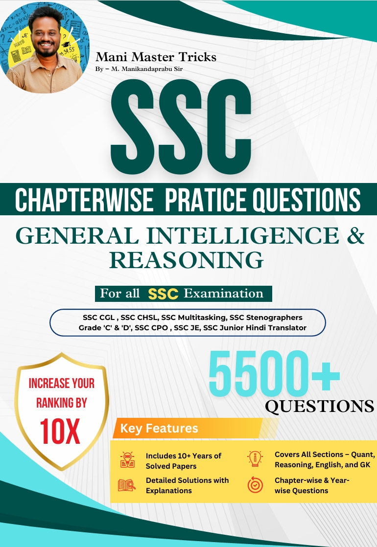 SSC REASONIGN BOOK ( 5500+ Questions )