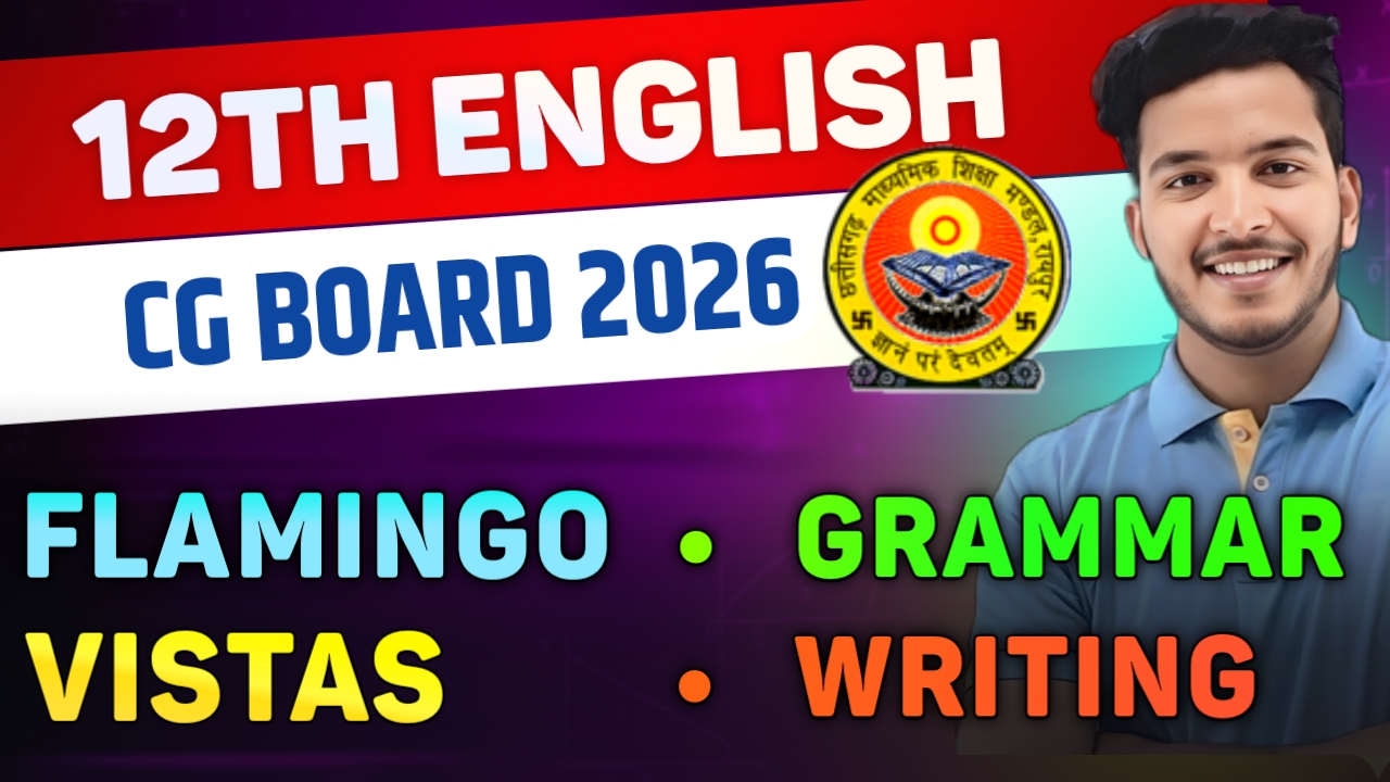 CG Board 12th English Imp Questions