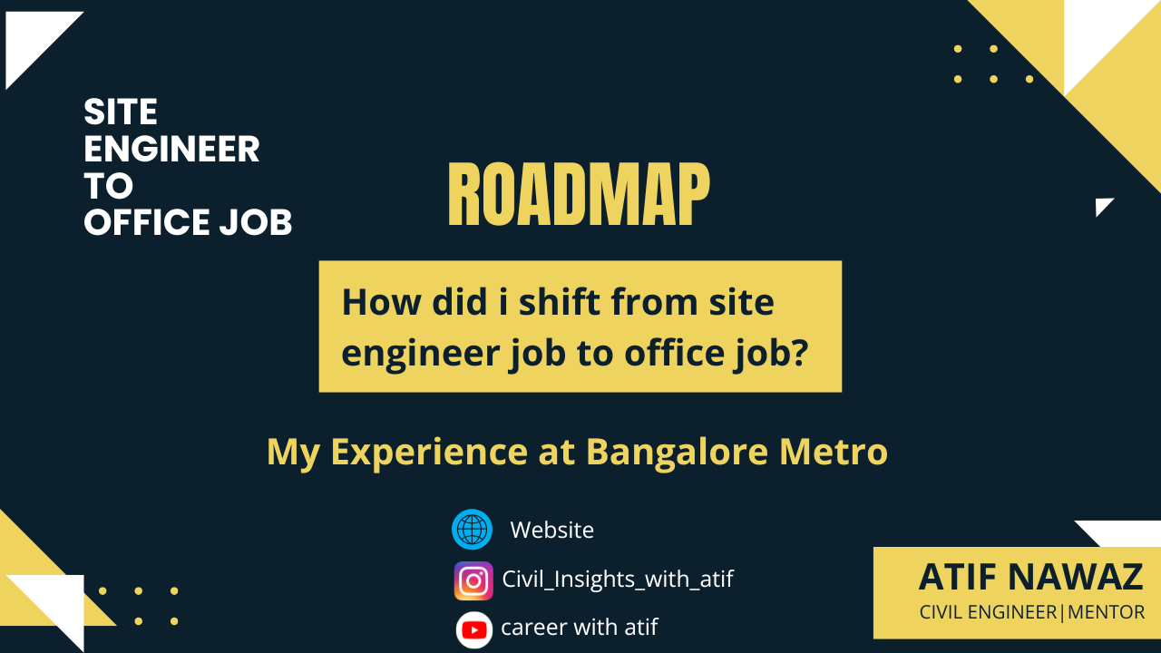 SITE JOB to OFFICE JOB - ROADMAP