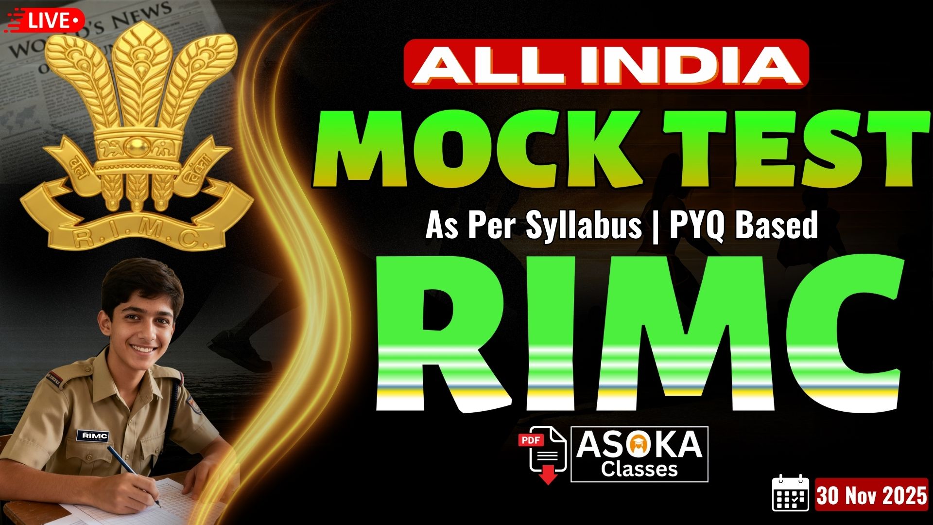 RIMC GK All India Mock Test