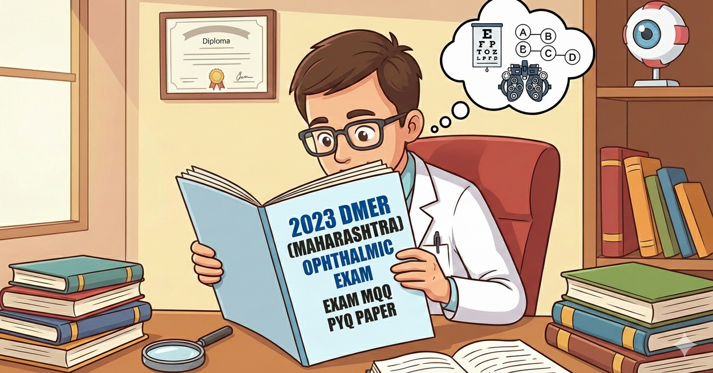 2023 DMER (MAHARASTRA) OPHTHALMIC OFFICER EXAMMCQ