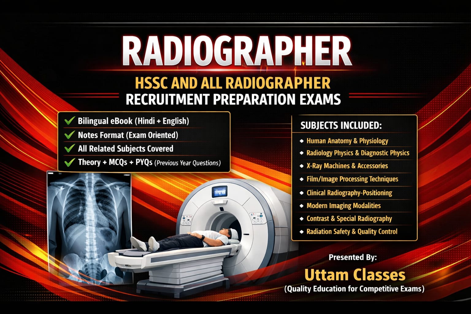 RADIOGRAPHER EBOOK NOTES (THEORY+MCQ) UPDATED