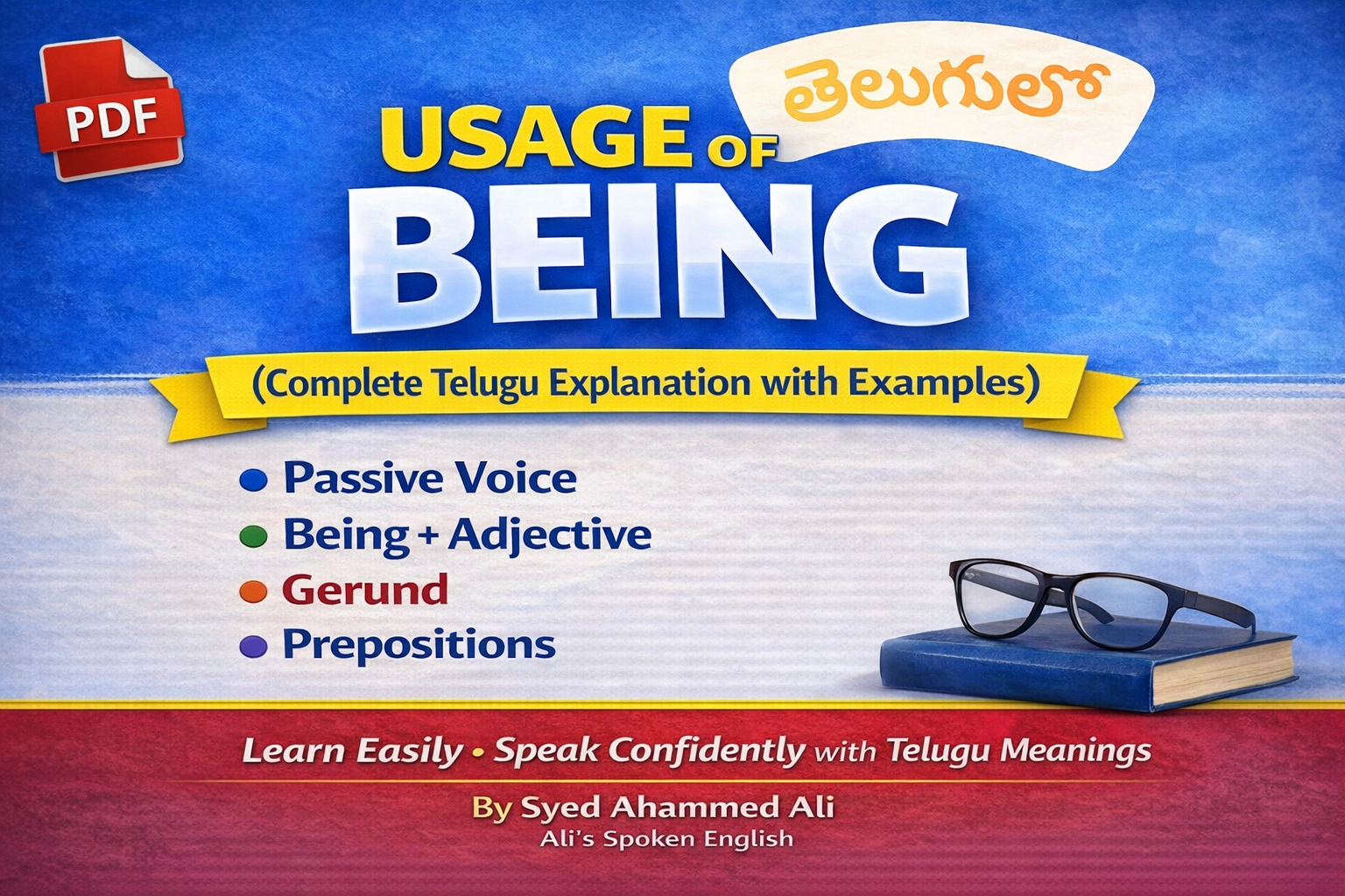 USAGE OF BEING