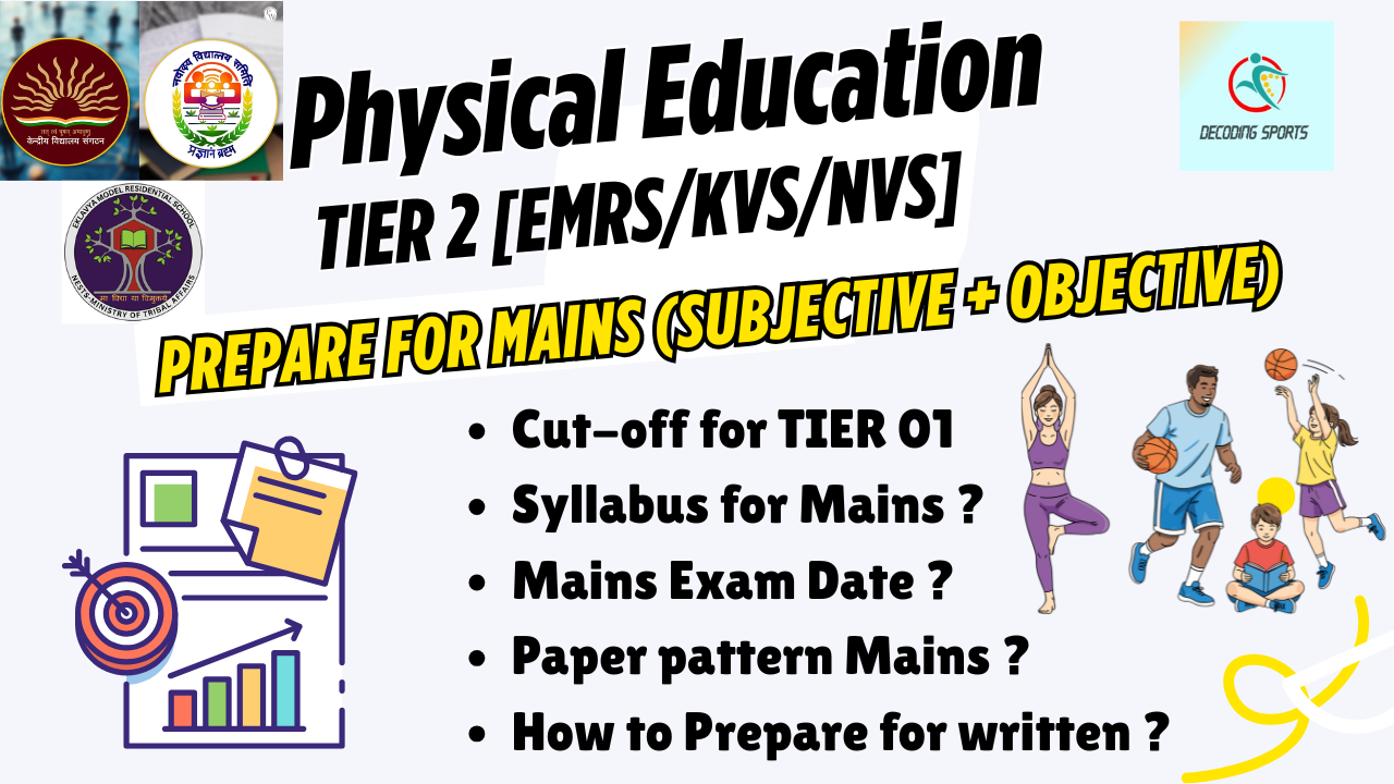Complete Details for TIER 2 Phy Edu EMRS, KVS, NVS TGT