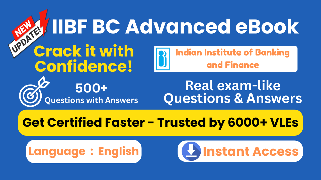 IIBF BC Advanced Questions with Answers eBook [English]