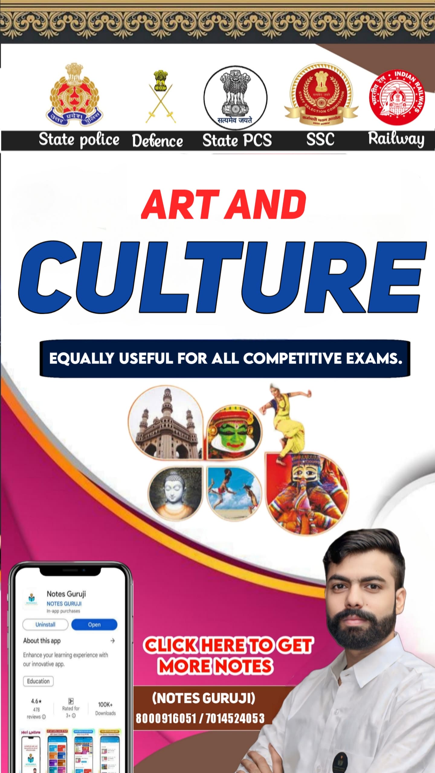 INDIAN ART & CULTURE E-BOOK (ENGLISH)
