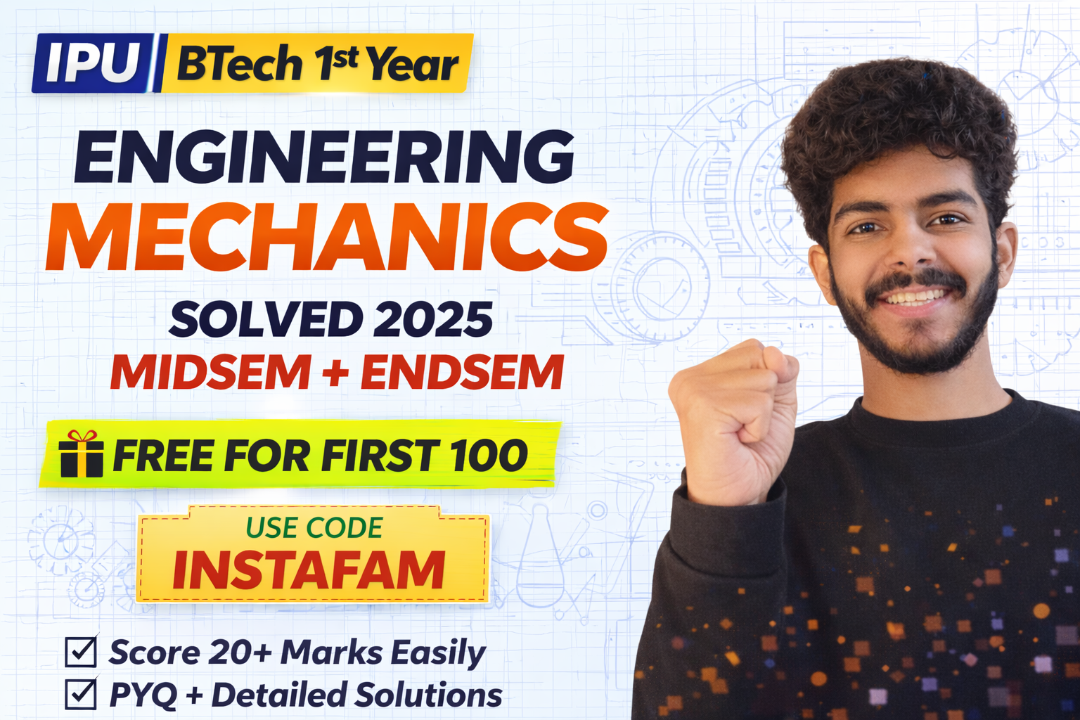 EM 2025 Midsem + Endsem Solved