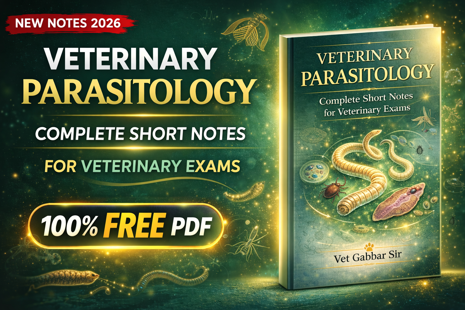 VETERINARY PARACITOLOGY  Complete Short Notes