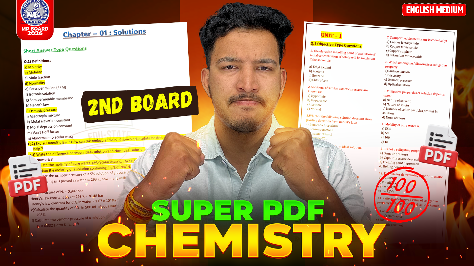 12th Chemistry Super Pdf 2nd Board 2026 : Most Imp Question with solution
