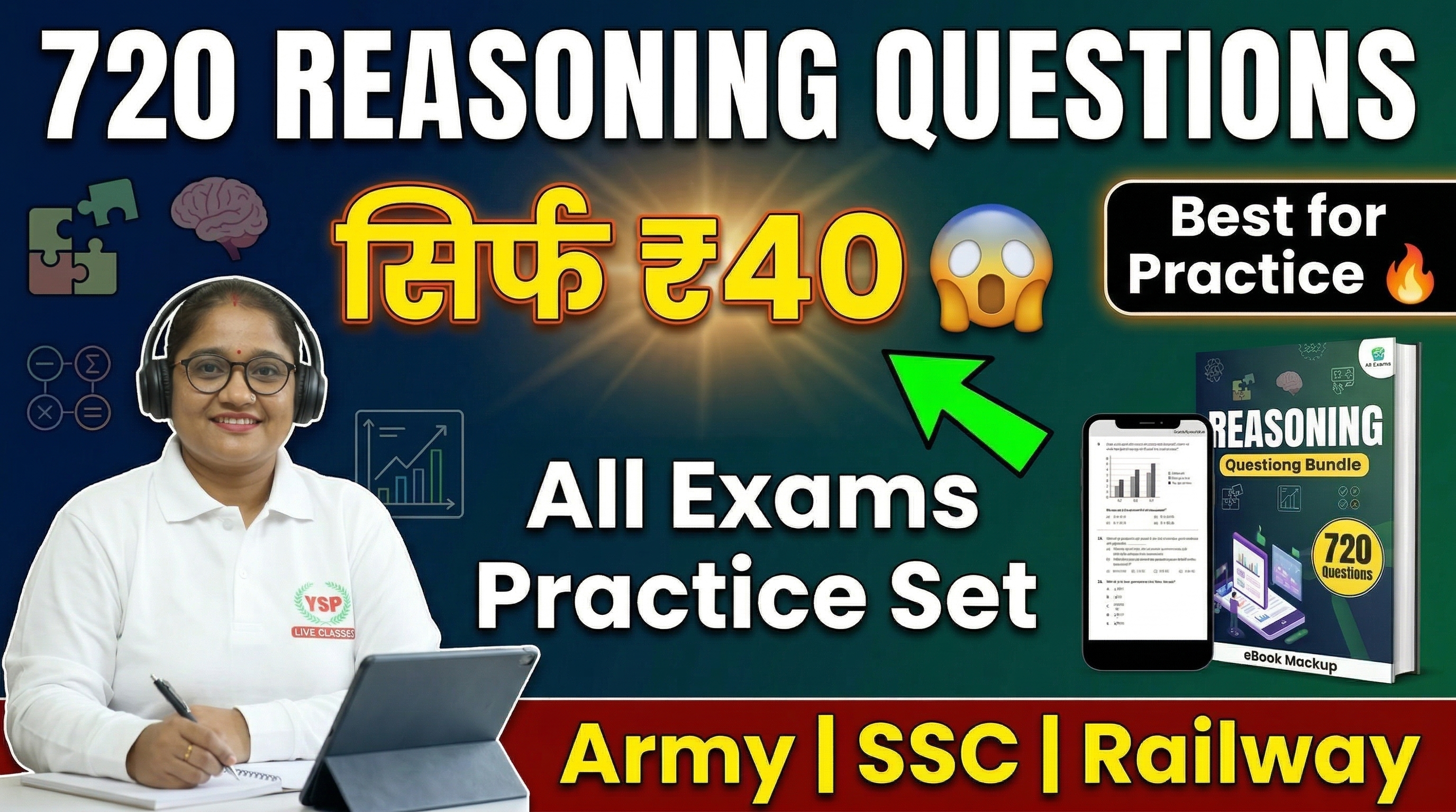 REASONING ALL EXAM 720 PYQ EBOOK