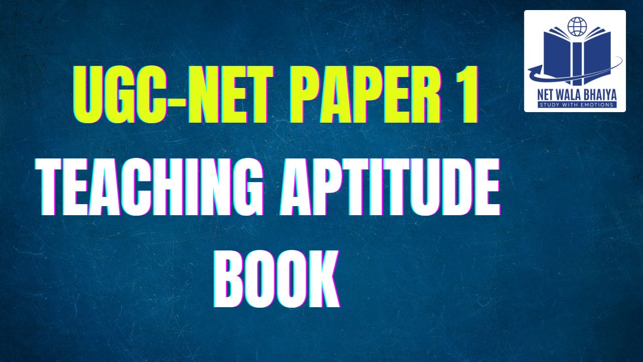 TEACHING APTITUDE BOOK