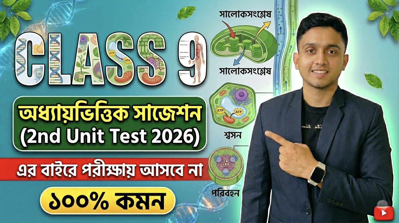 Cass 9 Life Science 2nd Unit Test Suggestion 2026