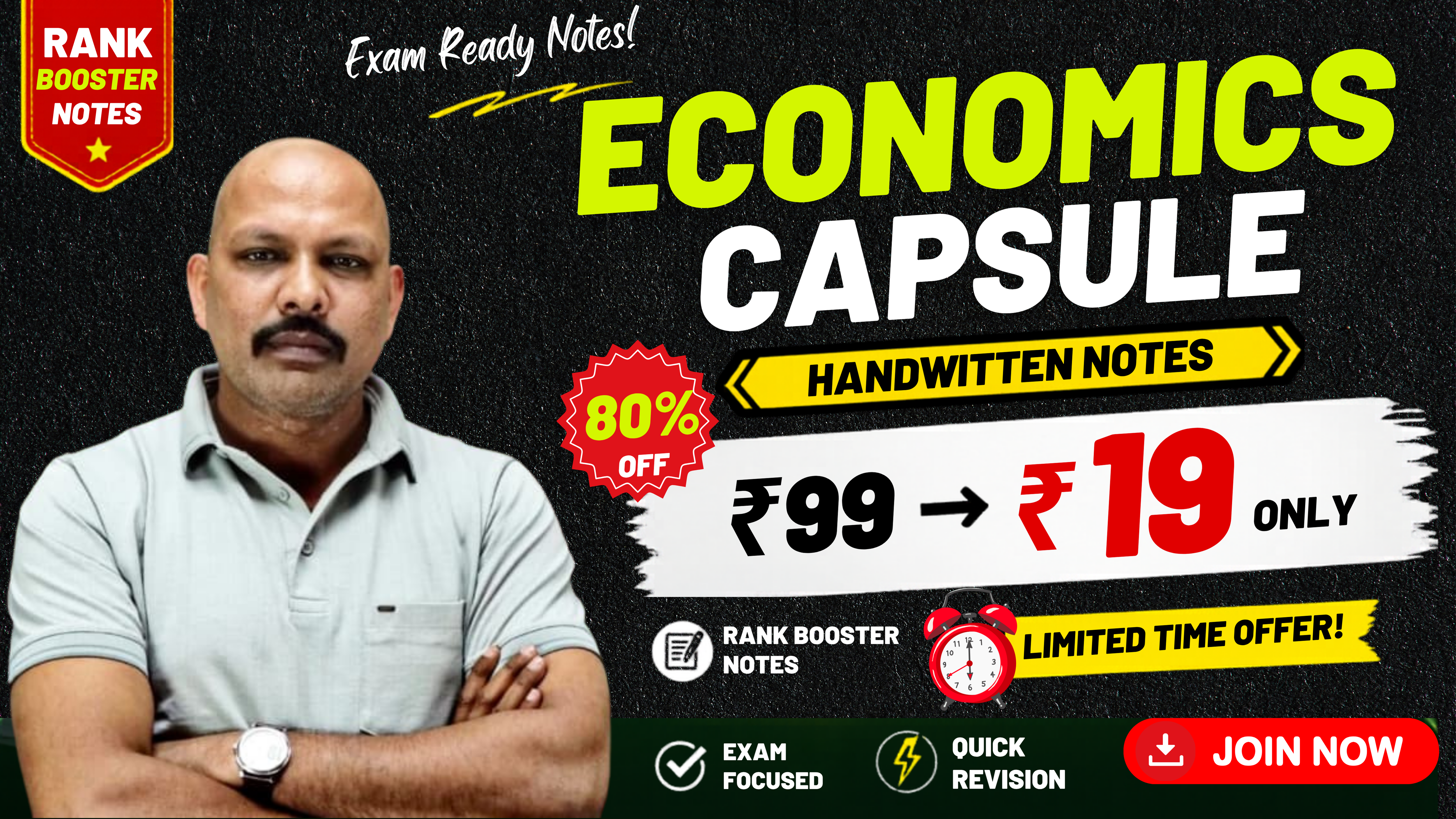 Economics Capsule (Rank Booster) - Handwritten Notes