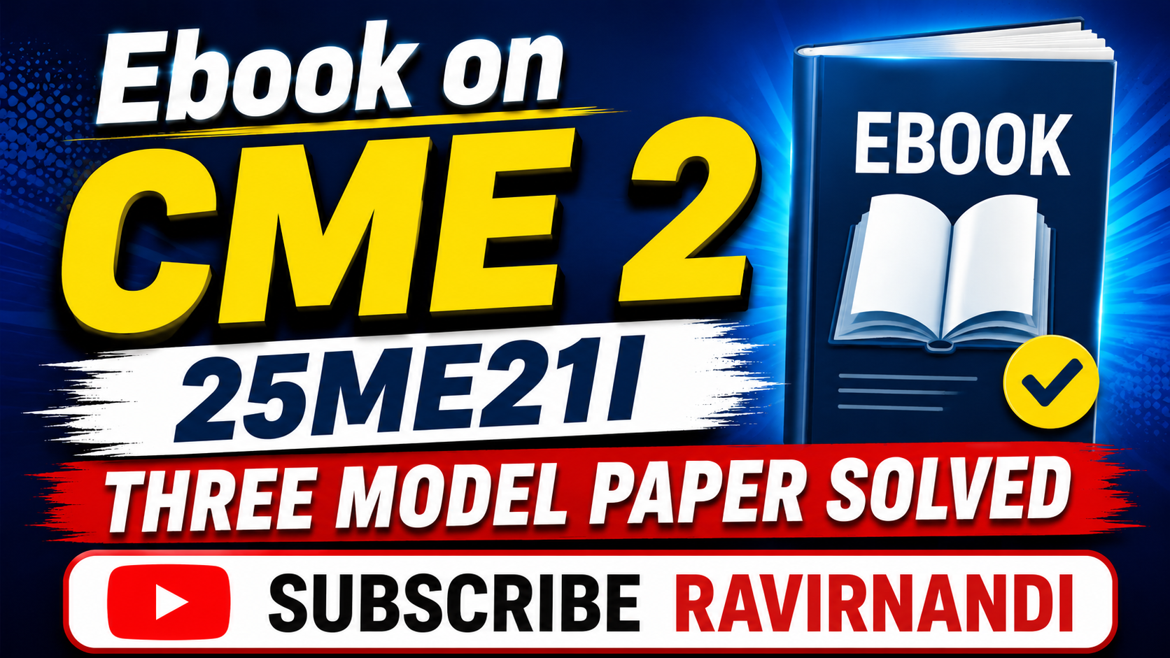 CME 2 25ME21I  2026  Model paper solutions