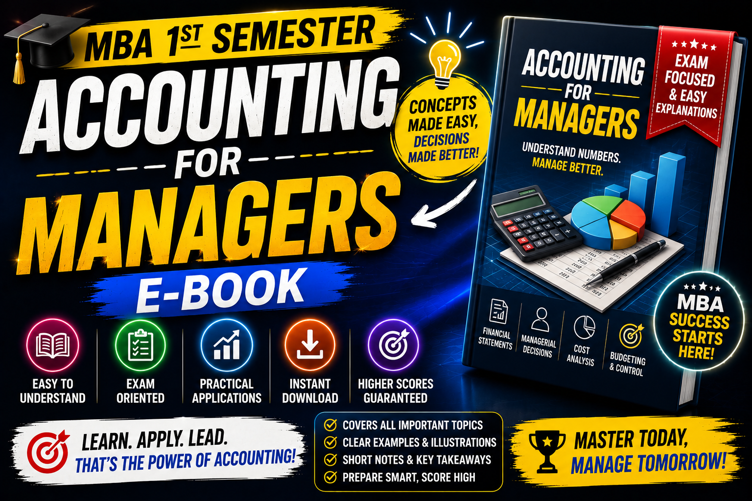 Accounting for Manager (Complete Syllabus Covered)