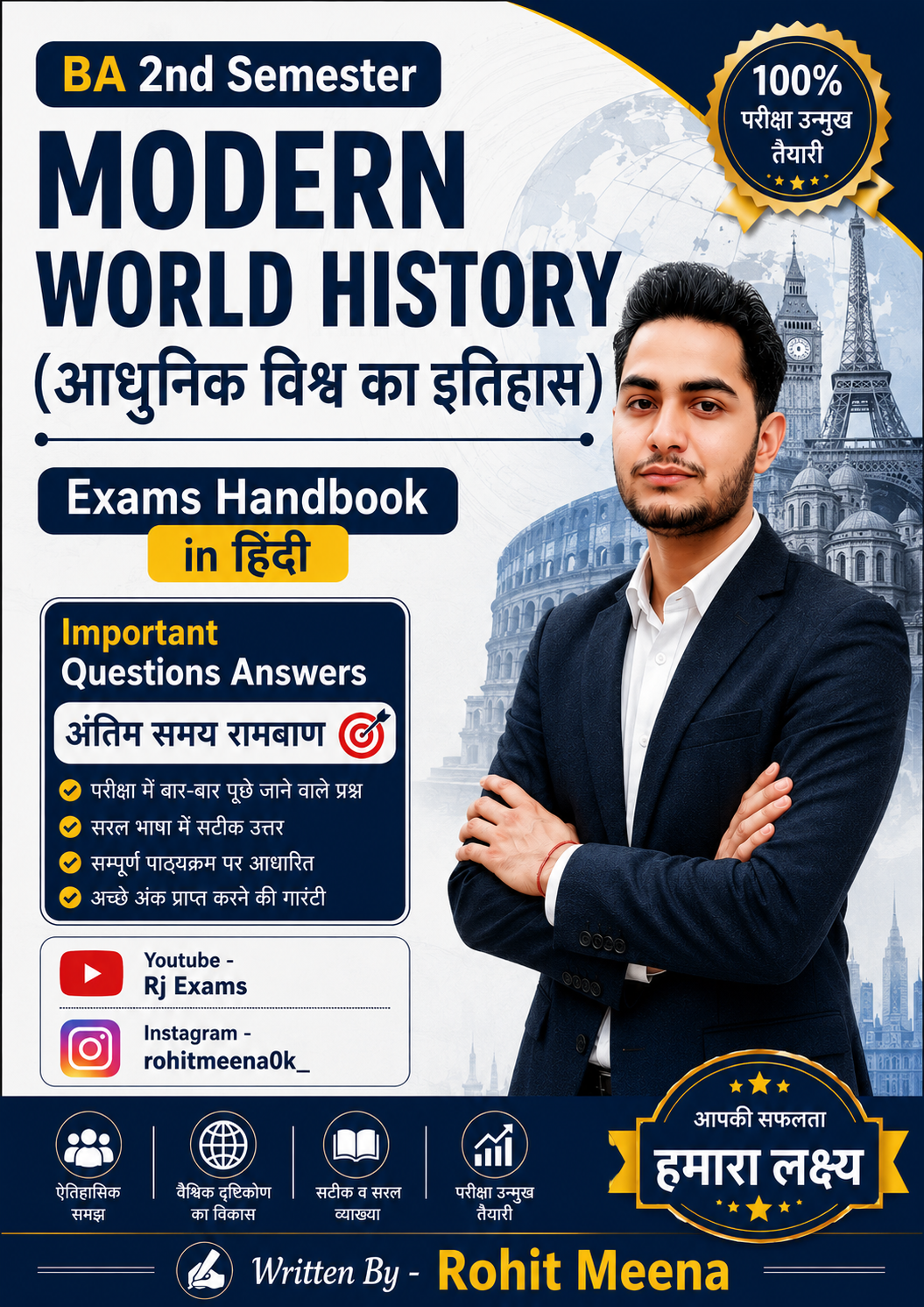 BA 2nd Semester Modern World History Exams Handbook