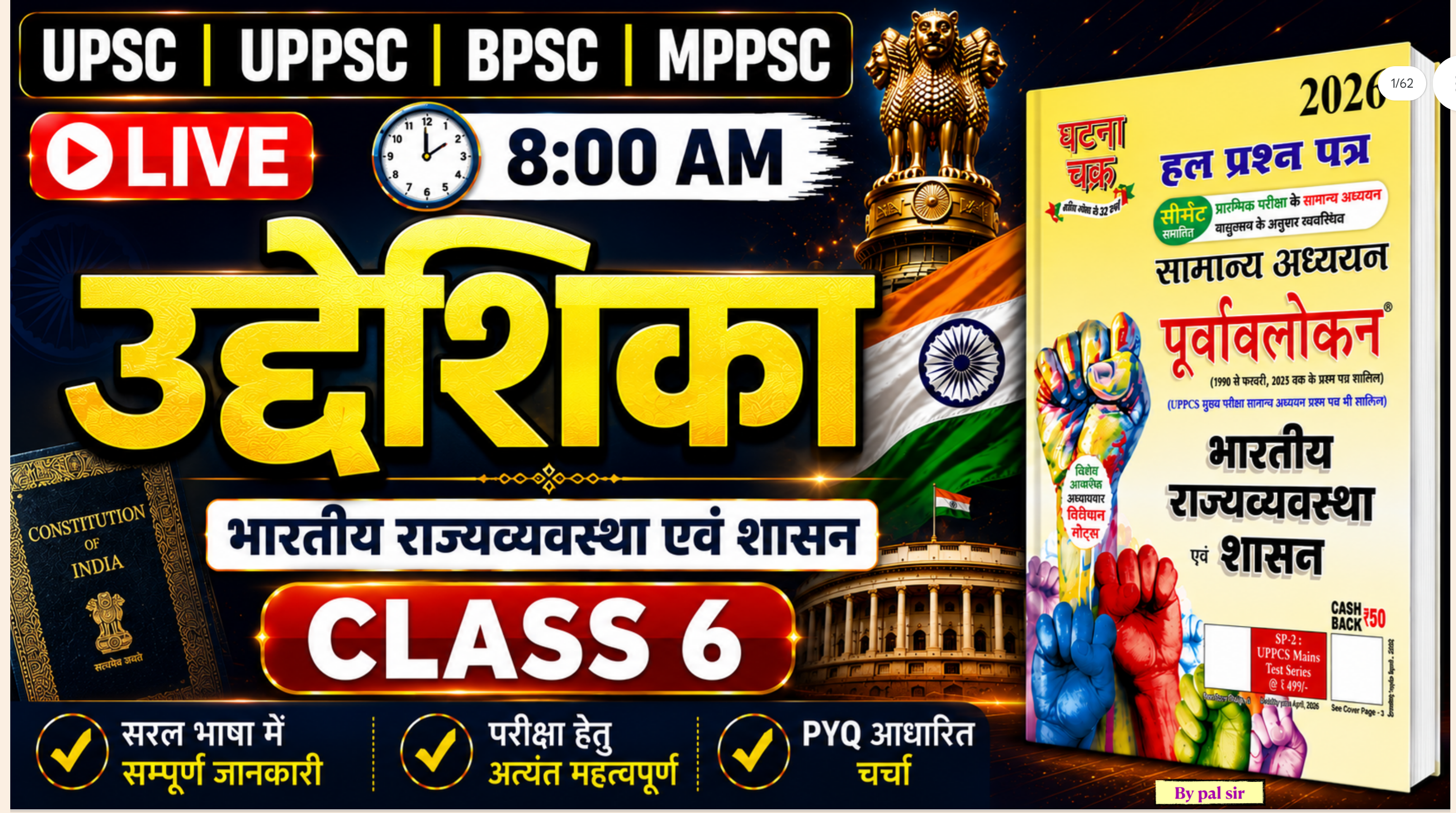 Polity pyq class 6