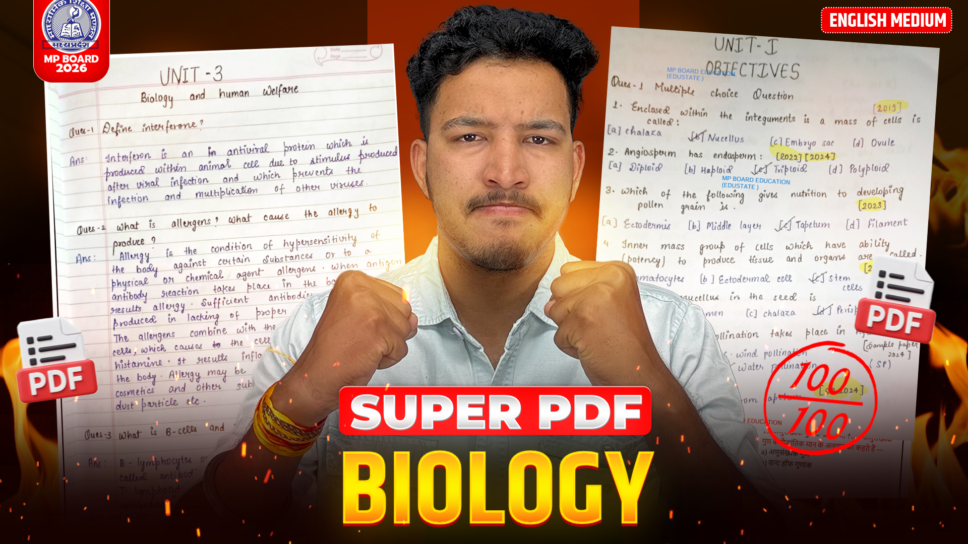 12th Bio (English Medium)  Super Pdf 2027 : Most Imp Questions with solution