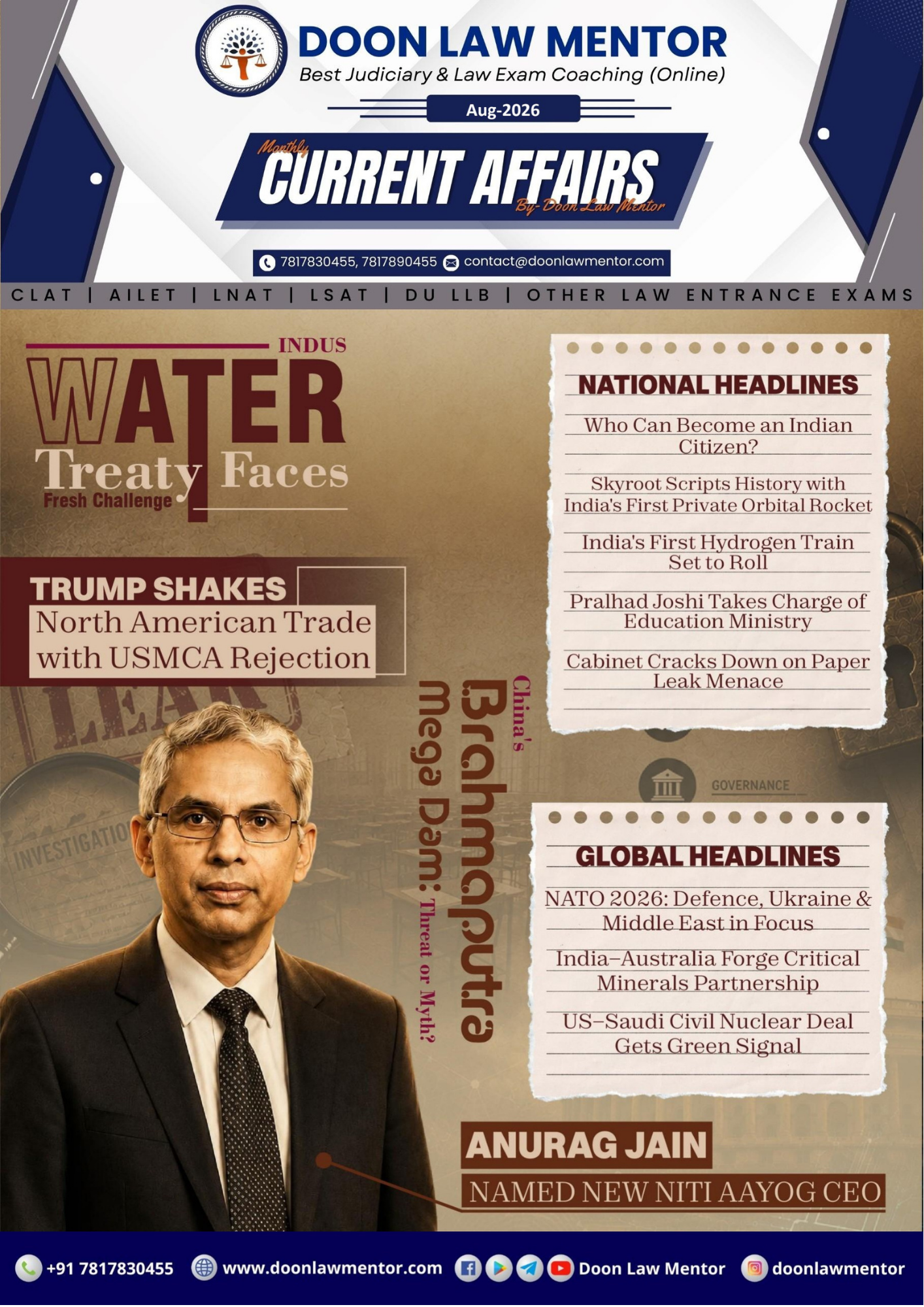 August 2026 Monthly CA Magazine English Medium