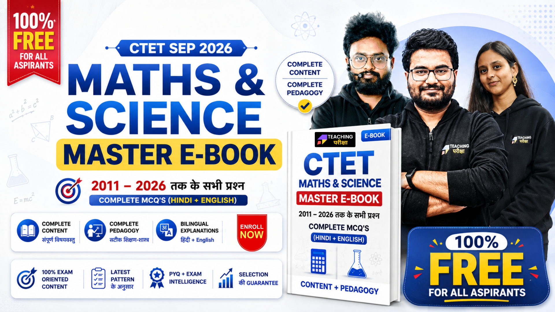 CTET Maths & Science Content_Master e-Book Bilingual