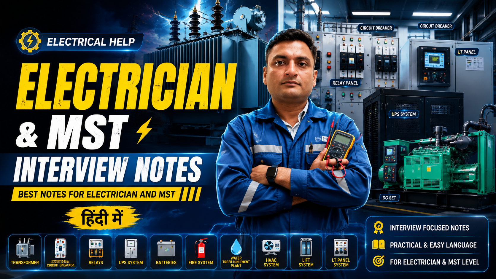 Electrician and MST Fresher Basic Interview Notes