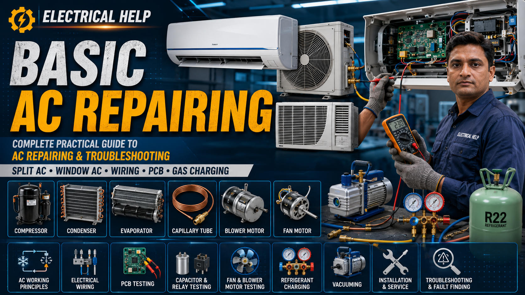 Basic AC Repairing eBook