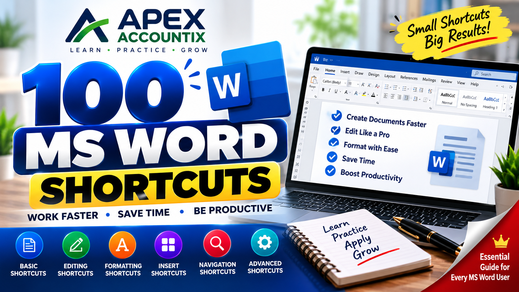 AA_100_MSWORD SHORTCUTS