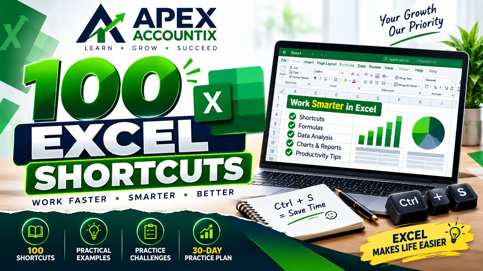 AA_100 EXCEL SHORTCUTS