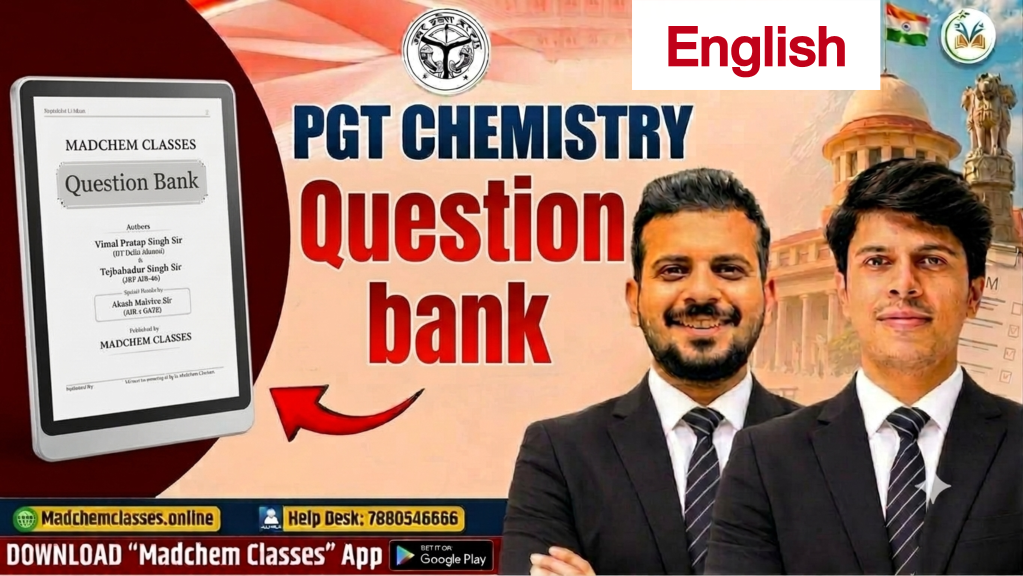 PGT Chemistry Question Bank E-BOOK in English