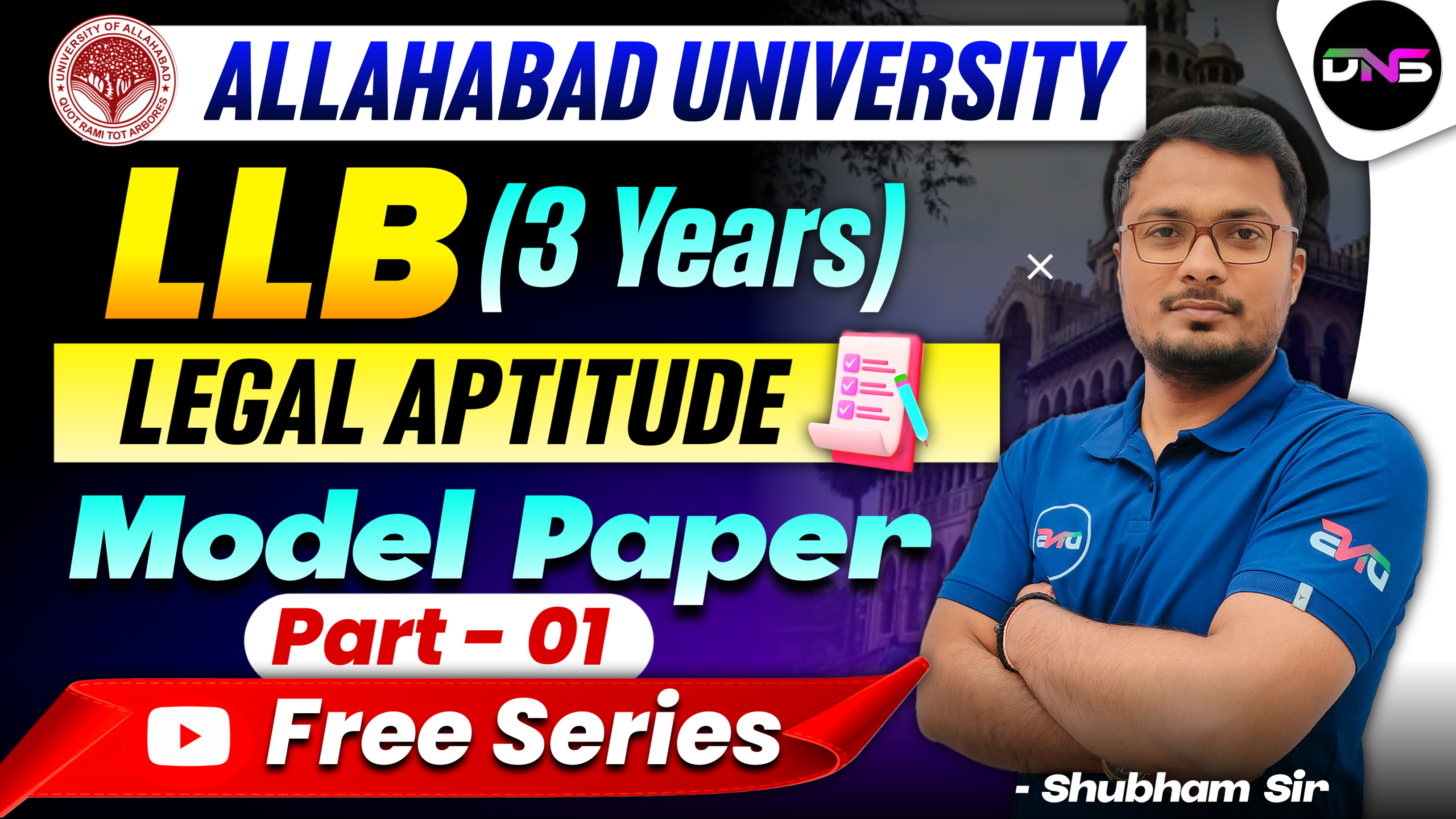 #1 AU LLB LEGAL APTITUDE MODEL PAPER