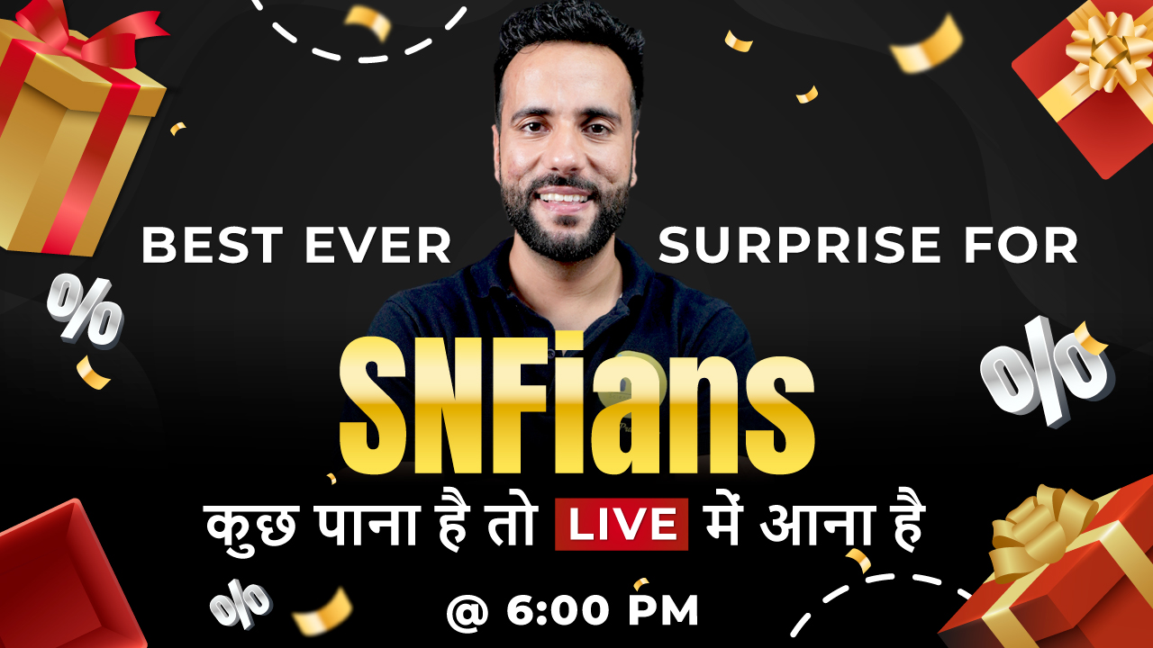 Class 10th Live Biggest Surprise for SNFians