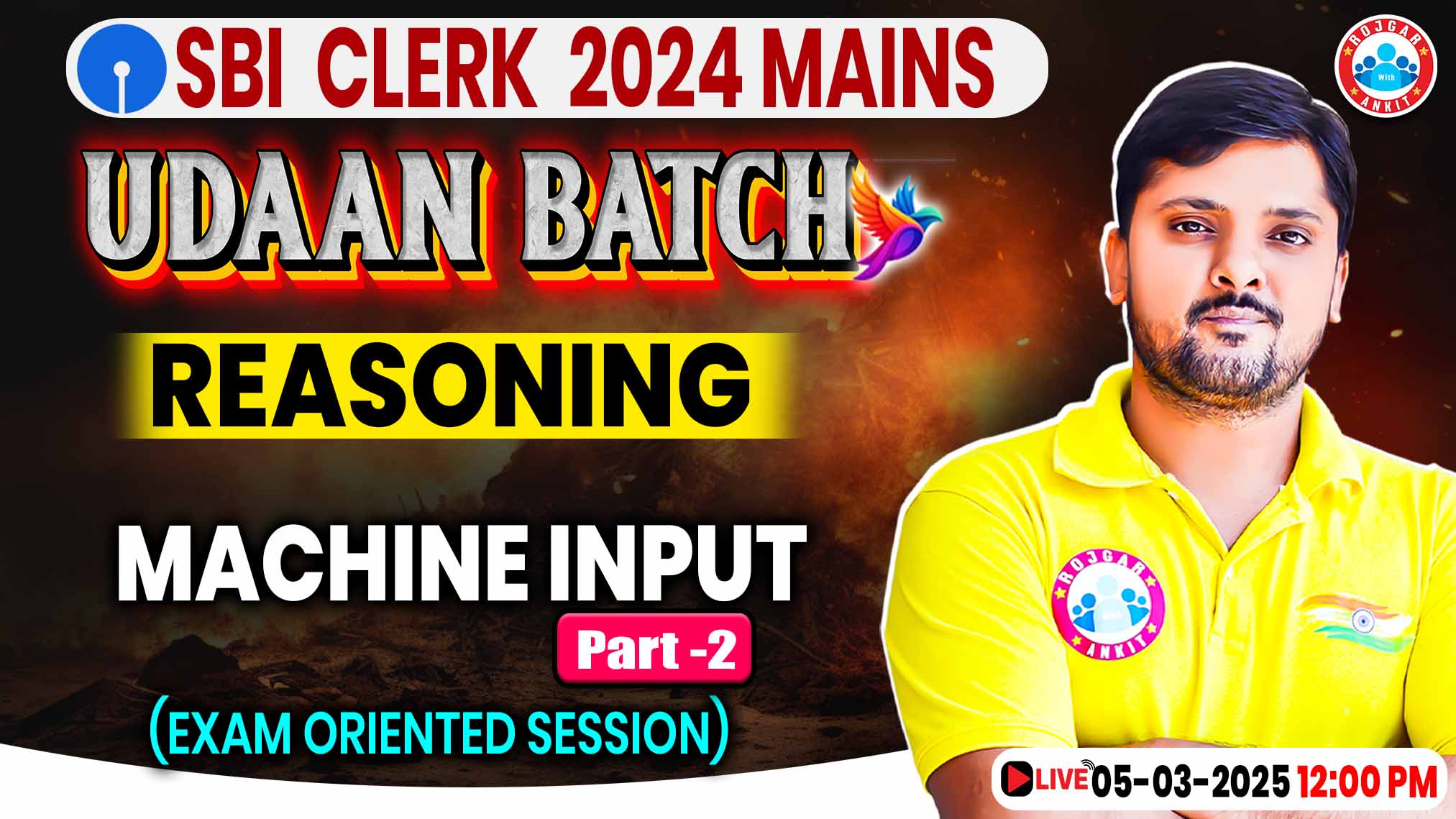 Reasoning By Rohit Sir || Machine input #2