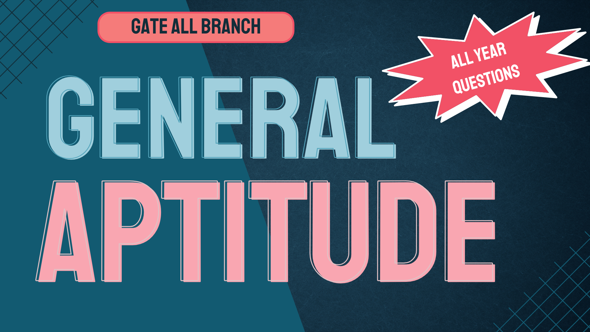 General Aptitute Booklet till 2022 Questions all Branch