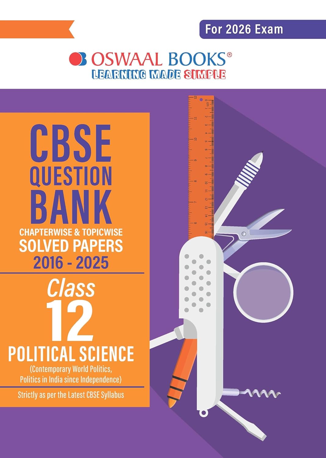 CLASS 12 ARTS - BEST QUESTION BANK BOOK
