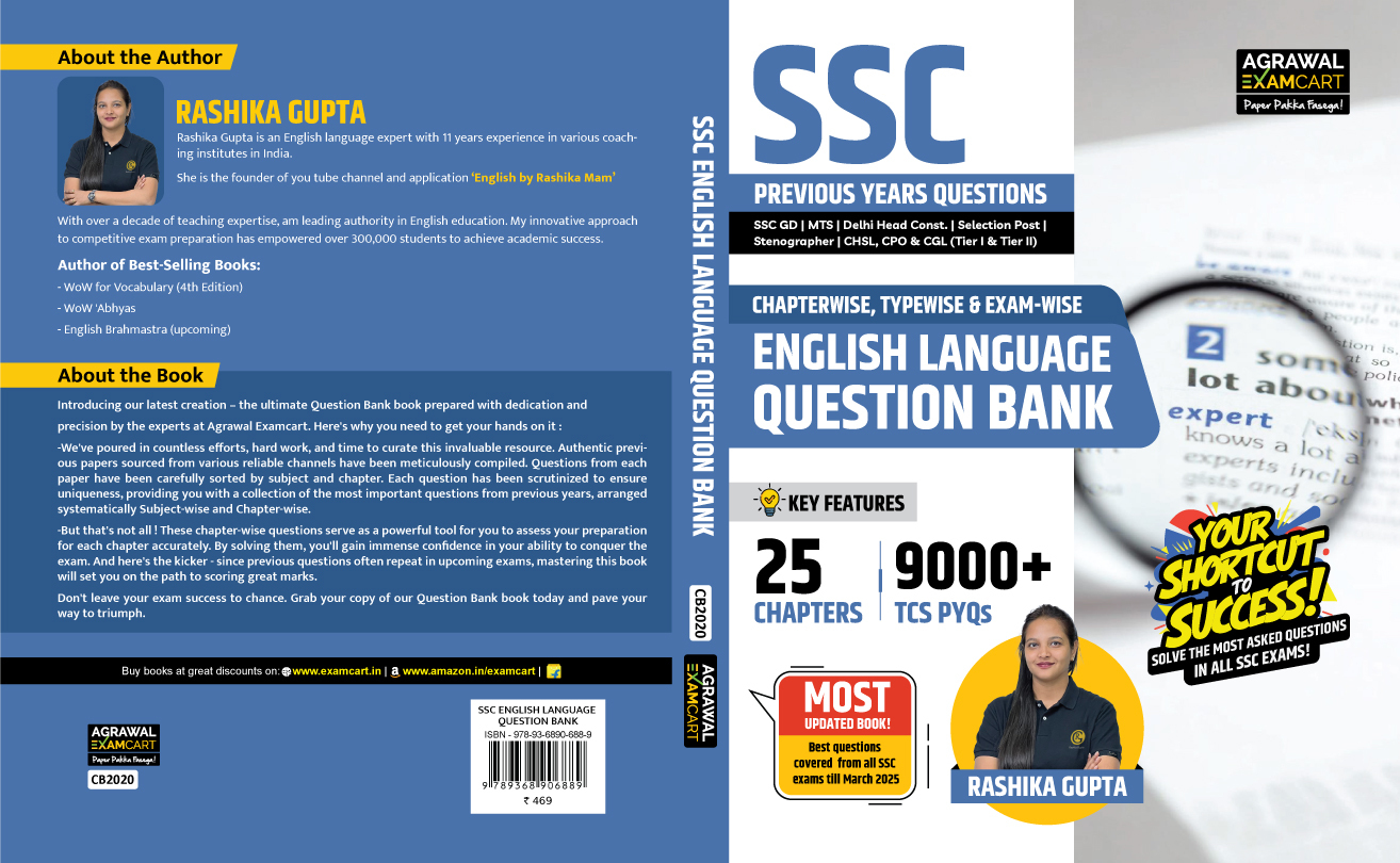 Examcart SSC English Language Question Bank By Rashika Gupta