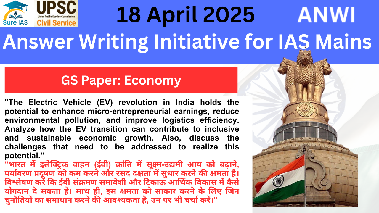 18 April 2025 - ANWI- Answer Writing Initiative for IAS Mains 