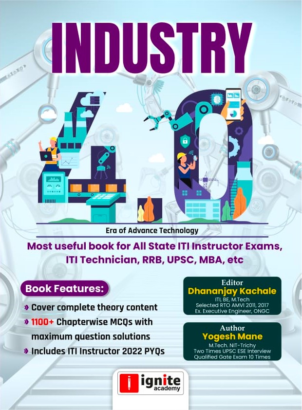 Industry 4.O Most Useful book for All State ITI Instructor Exams, ITI Technician ,RRB ,UPSC ,MBA