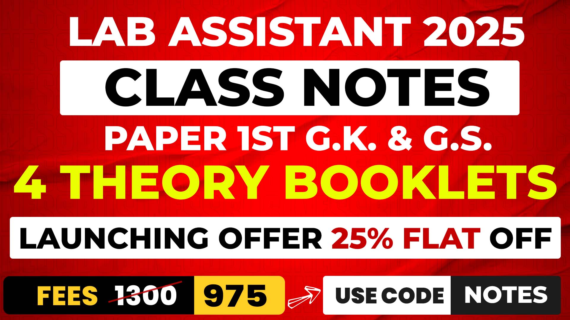 4 Booklet paper 1st G.K. Theory Class Notes