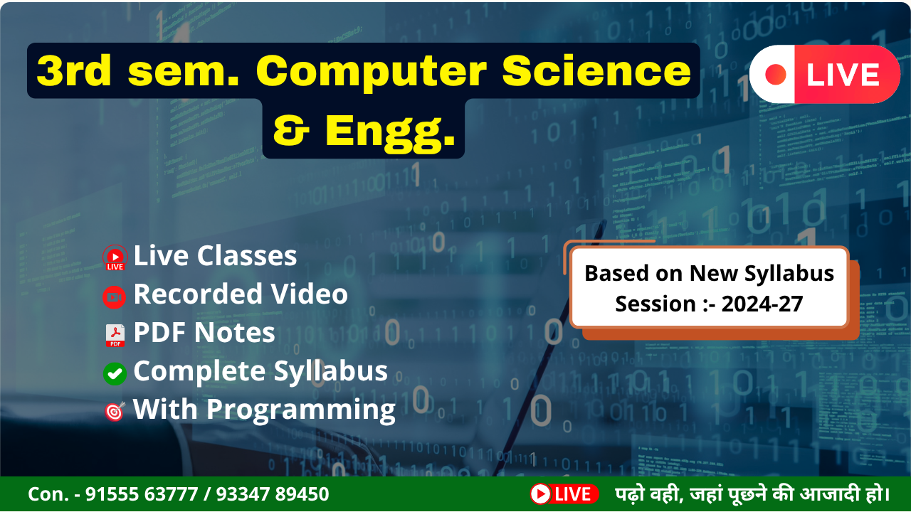 CSE 3rd Sem. New Syllabus