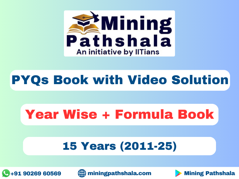 Year-Wise PYQs Book with Video Solutions + FREE Formula Book